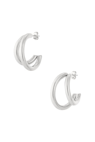 Double Hoops Oorbellen