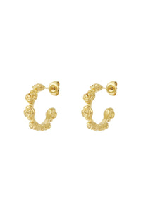 Flower Hoops Oorbellen