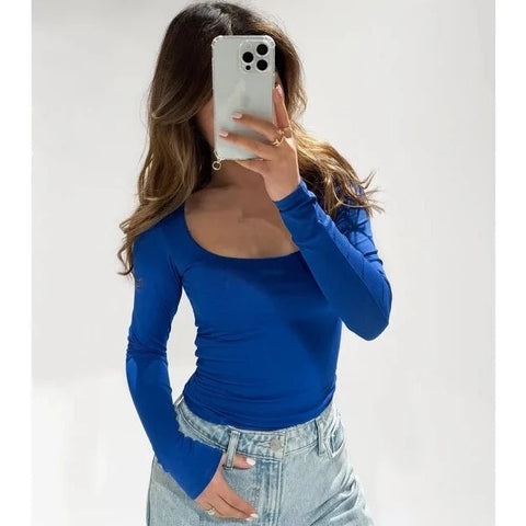 Mila Skim Top - Blue