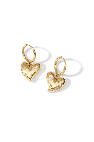 Shiny Heart Oorbellen