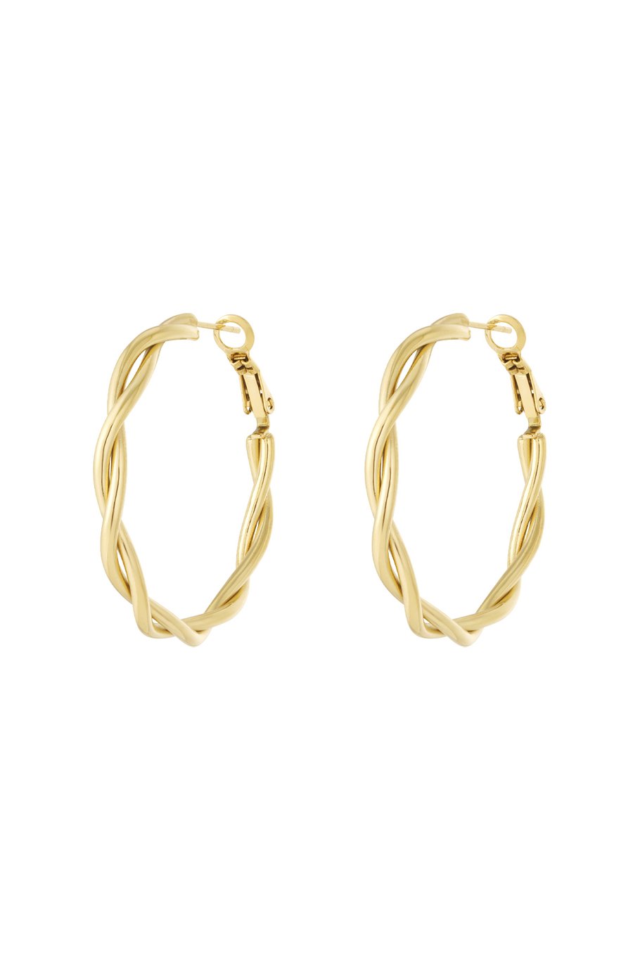 Twisted Hoops Oorbellen