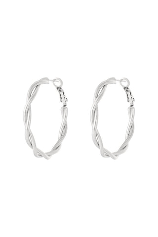 Twisted Hoops Oorbellen