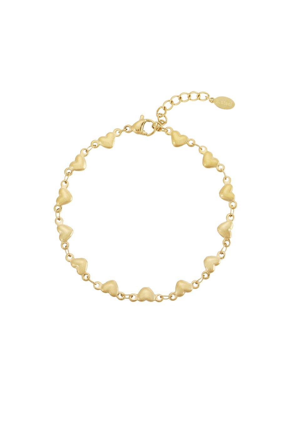 Steel Hearts Armband