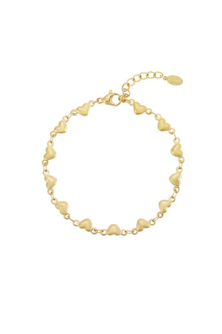 Steel Hearts Armband